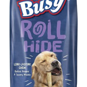 Purina Busy Rollhide Chew Treat - for Large Dogs - 2 Count Treats Per Package - Net Wt. 6 OZ (170 g) Per Package - Pack of 2