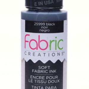 Fabric Creations Fabric Ink in Assorted Colors (2-Ounce), Black