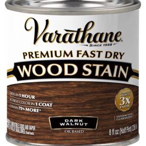 Varathane 262025 Varathane-262025 Premium Fast Dry Wood Stain, Half Pint, Dark Walnut