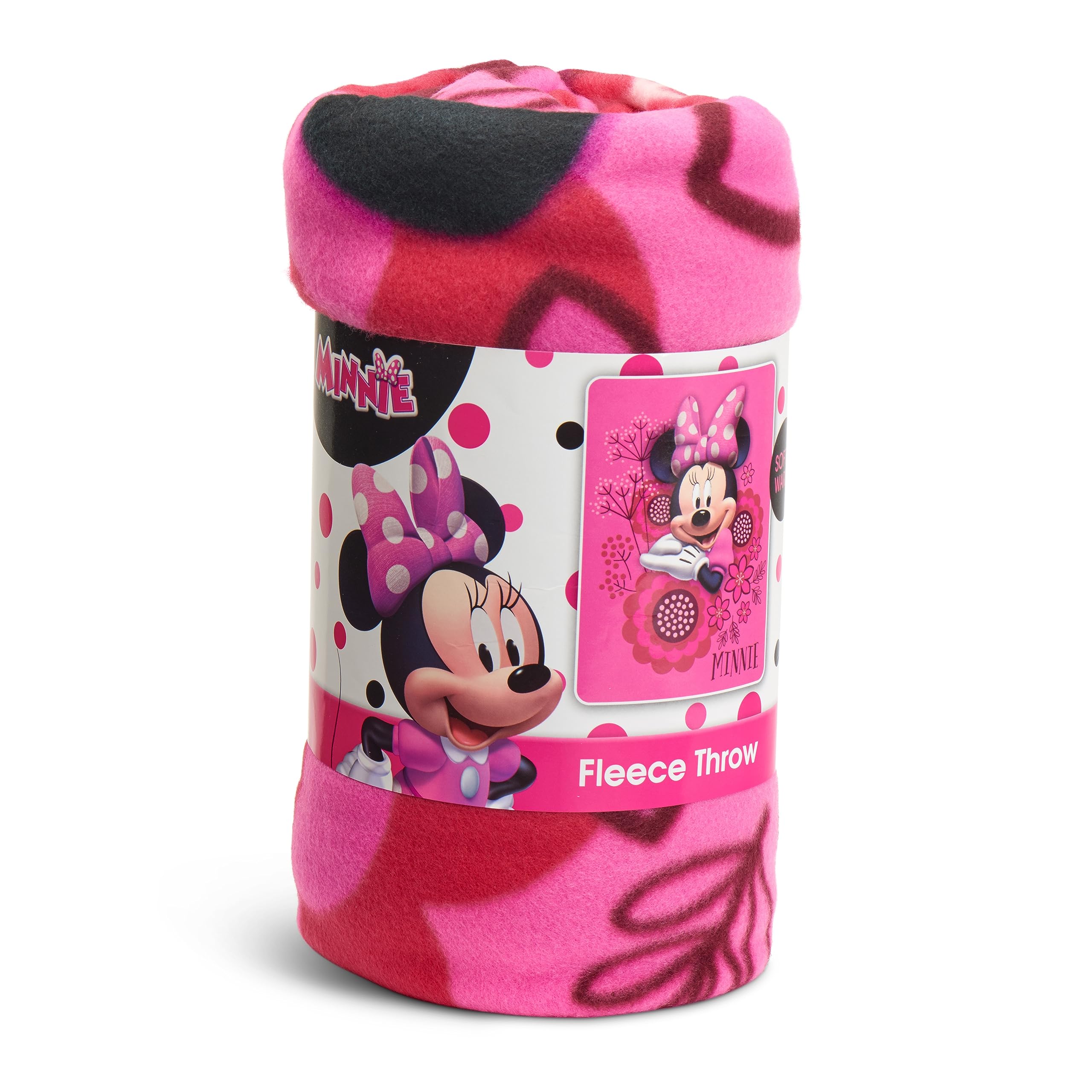 The Northwest Company Fleece Throw Blanket Disney's Minnie's Bowtique, So Many Bows, 45" x 60"