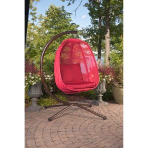 FlowerHouse Hanging Patio Egg Chair, Bark