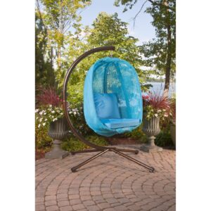 FlowerHouse Hanging Patio Egg Chair, Bark