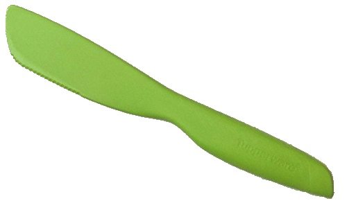 Tupperware Sandwich Spreader Cake Knife Serrated Green