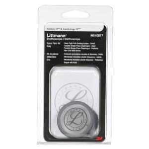 3m™ littmann® stethoscope spare parts kit, classic iii™ and cardiology iv™, gray, 40017