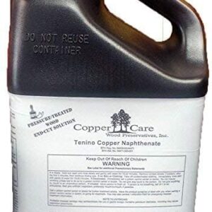 Tenino Copper Naphthenate 17% (2% as Metal) Double Strength - Highest Concentration Allowed - 1 Gallon - Wood Preservative