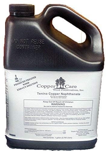 Tenino Copper Naphthenate 17% (2% as Metal) Double Strength - Highest Concentration Allowed - 1 Gallon - Wood Preservative