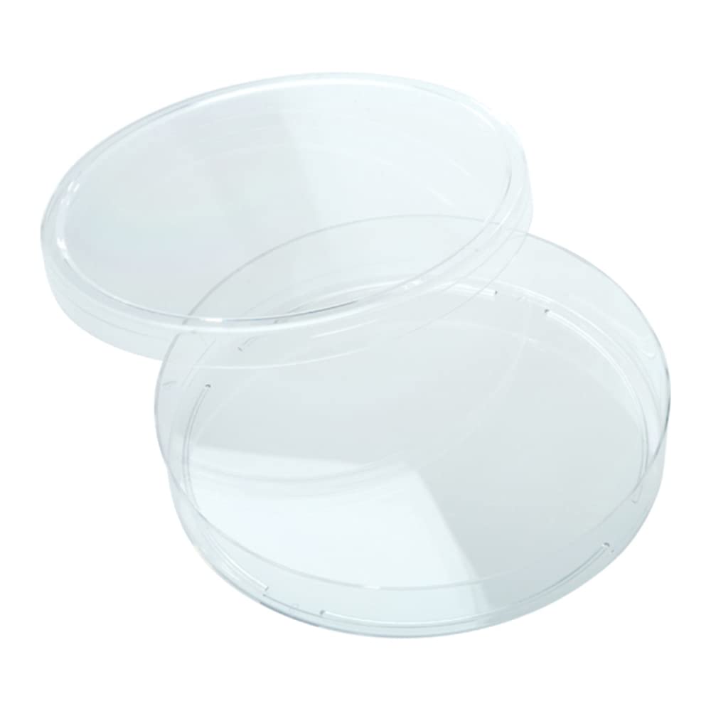 Celltreat 229694 Petri Dish, Slideable, Sterile, 100 mm x 15 mm, 20 per Bag, Clear (Pack of 500)