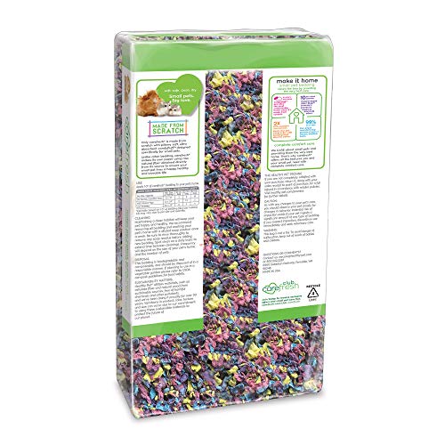 Carefresh 99% Dust-Free Confetti Natural Paper Small Pet Bedding with Odor Control, 10 L