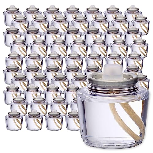 Hollowick - HD15 15 Hour Disposable Liquid Candle Not for Home Consumer Use (96/case),Clear