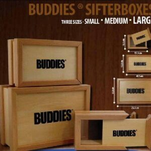 BUDDIES Large Pollen Wood Sieve Box