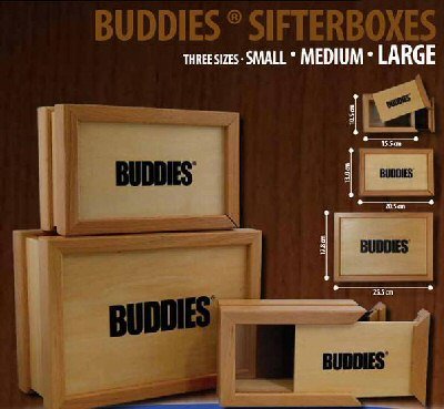 BUDDIES Large Pollen Wood Sieve Box