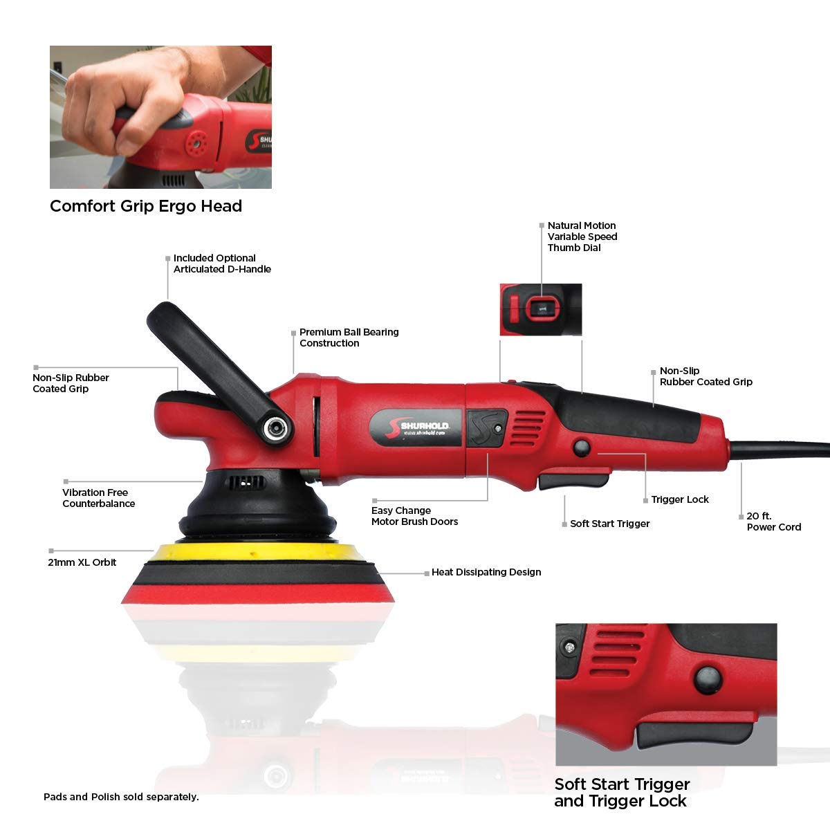 Shurhold Dual Action Polisher Pro