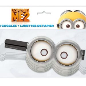 Unique Paper Despicable Me Goggles, 8ct (3 pack)