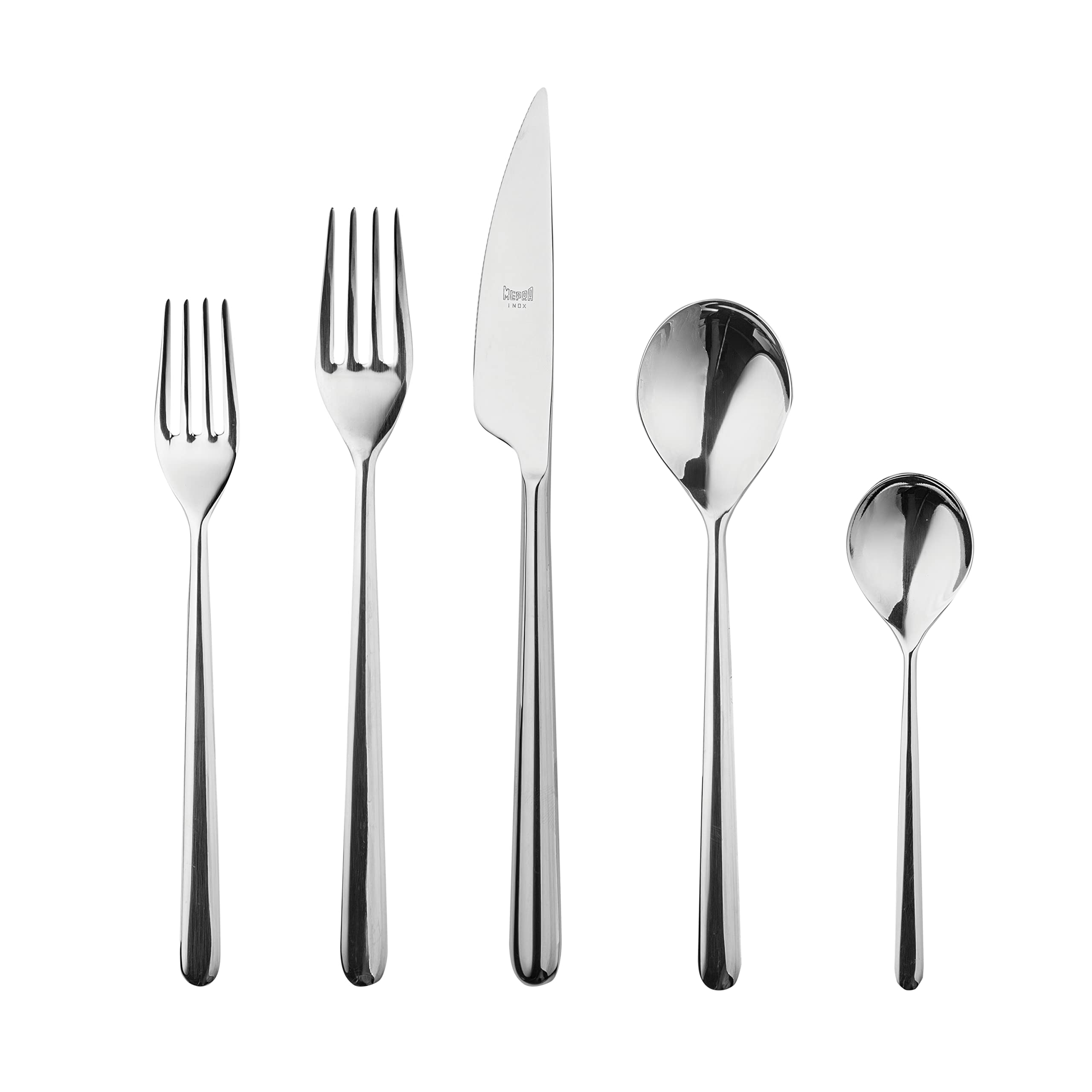 Mepra Flatware Set, Stainless Steel