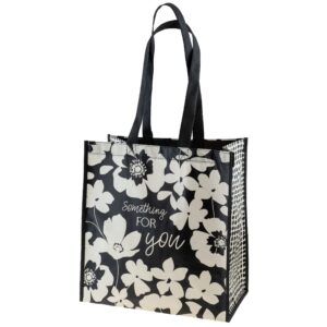 karma reusable gift bags - tote bag and gift bag with handles - perfect for birthday gifts and party bags rpet 1 ink floral large