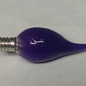 On The Bright Side Primitive Silicone Dipped 5 Watt Light Bulb - Pack of 6 - Dark Purple