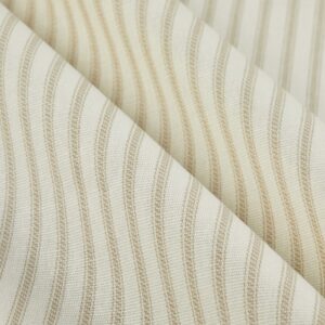 Magnolia Home Fashions Berlin Ticking Stripe Duck Sand, Fabric by the Yard