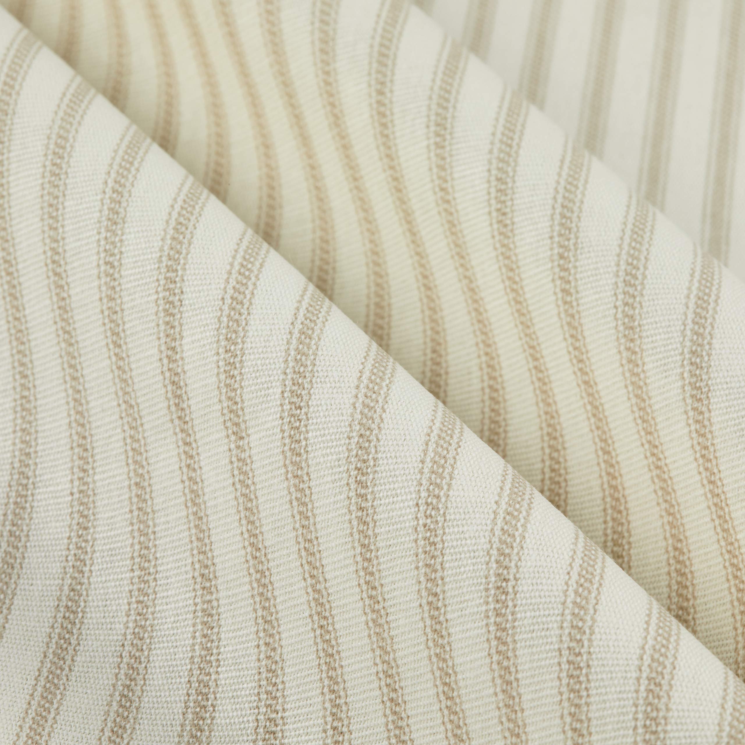 Magnolia Home Fashions Berlin Ticking Stripe Duck Sand, Fabric by the Yard