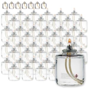 hollowick - hd50 50 hour disposable liquid candle (48/case) not for home consumer use, clear