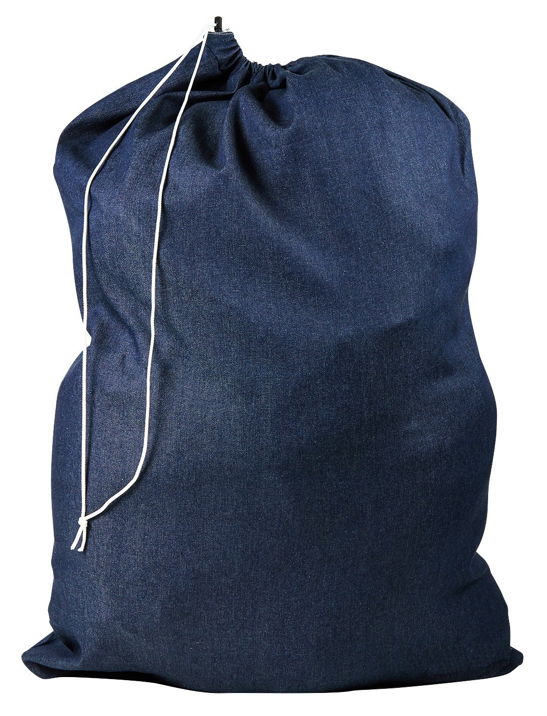 Laundry Bag - Locking Drawstring Closure and Machine Washable. These Bags will Fit a Laundry Basket or Hamper and Strong Enough to Carry up to Three Loads of Clothes. (Denim)