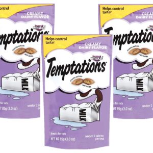 Whiskas Temptations Creamy Dairy Cat Treats 3oz (Pack of 3)