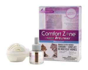 comfort zone multicat diffuser kit for cat calming