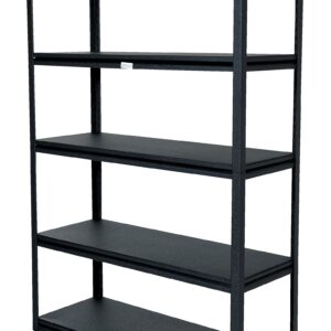 Vestil PCBS-1848 Steel Powder Coated Bolt-Less Shelving 48 in. x 18 in. x 72-1/4 in. 2000 Lb. Capacity Black