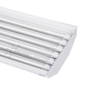 PrimeLights 6 Bulb/Lamp T8 LED High Bay Warehouse, Shop, Commercial Light Fixture