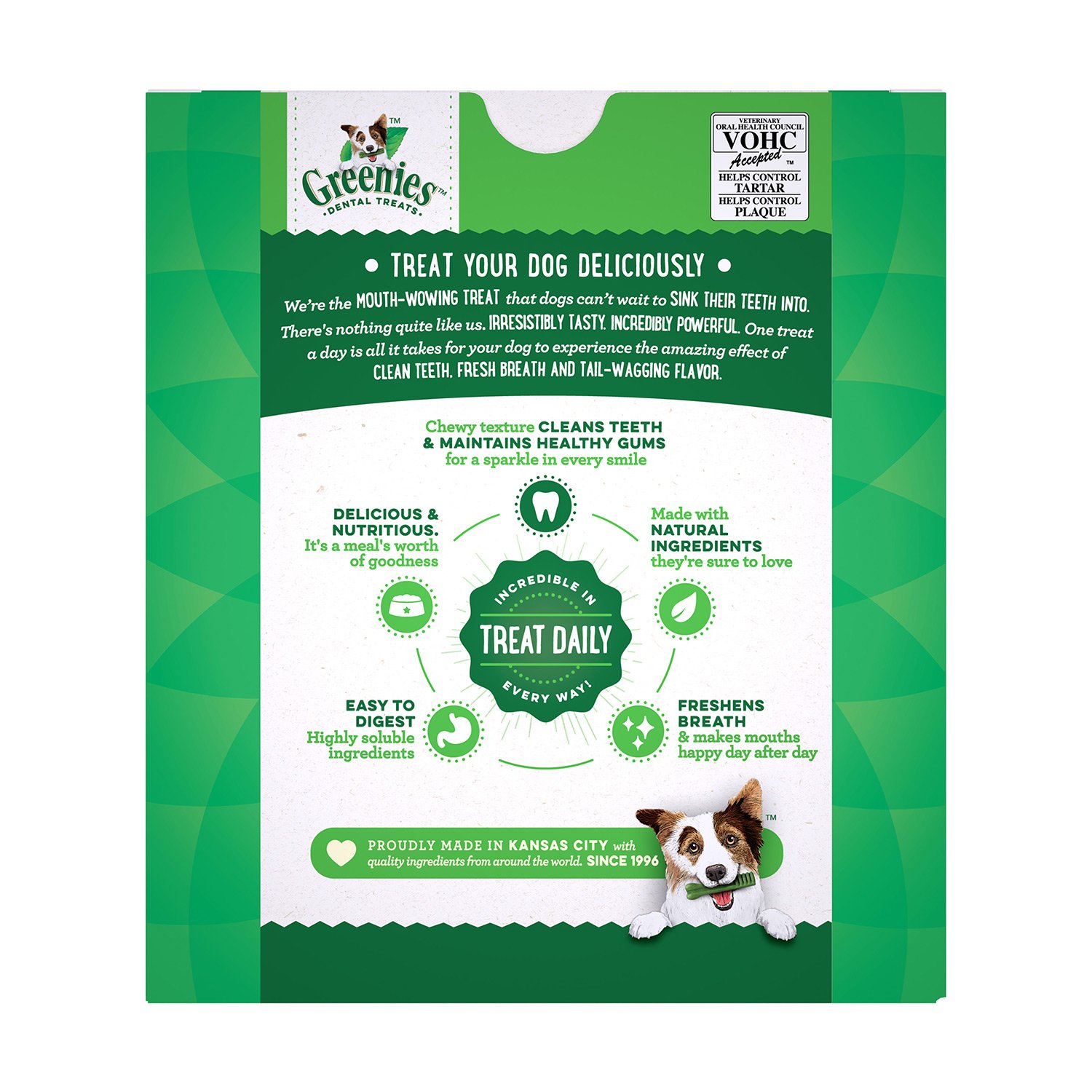 Greenies Dental Dog Treats Teenie Size, Original Flavor (36 Ounce, 130 Treats)