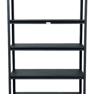 Vestil PCBS-1848 Steel Powder Coated Bolt-Less Shelving 48 in. x 18 in. x 72-1/4 in. 2000 Lb. Capacity Black