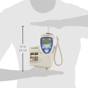 Welch Allyn 01692-201 SureTemp Plus 692 Electronic Thermometer with Wall Mount, Security System with ID Location Field, 4' Cord and Rectal Probe with Probe Well