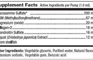 Brooksbern Liquid Joint Care Supplement for Dogs, 1-4 Month Supply with Glucosamine, Chondroitin, & MSM