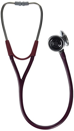 Welch Allyn 5079-322 Harvey DLX Stethoscopes, Triple Head, 28" Burgundy