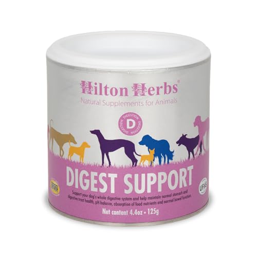 Hilton Herbs Canine Digest Support Supplement for Dogs, 4.4 oz Tub