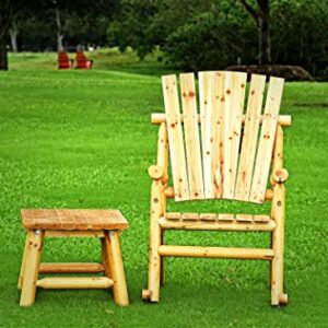 Leigh Country Rocker Chair Single Aspen Log TX 95100