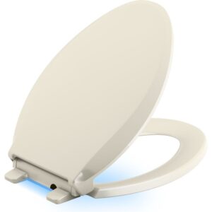 kohler 75796-0 cachet nightlight quiet-close with grip-tight toilet seat