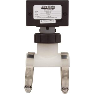 Flow Meter, Blue-White, F-1000, Digital, 2" PVC, 30-300 gpm