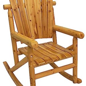 Leigh Country Rocker Chair Single Aspen Log TX 95100