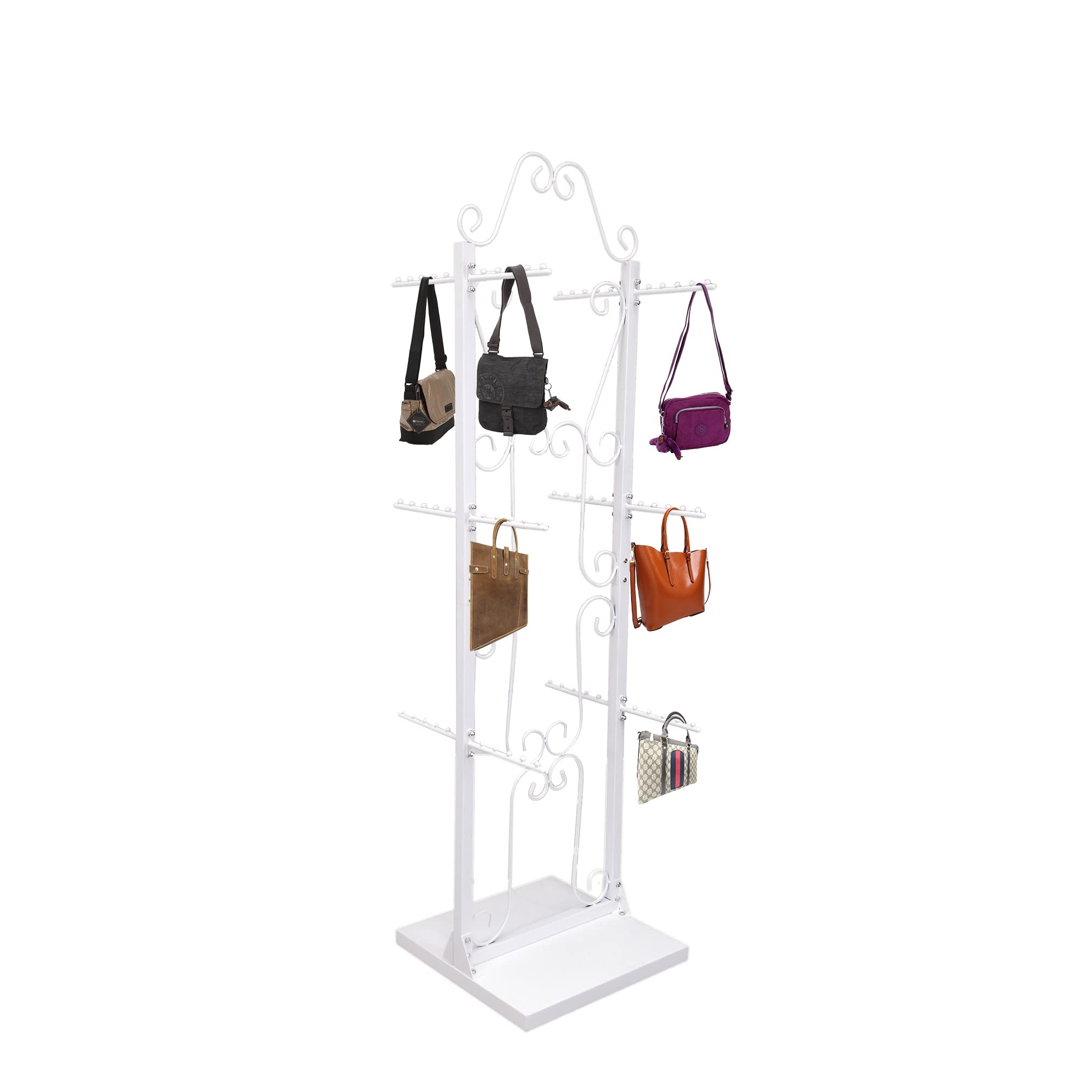 FixtureDisplays® Double Sided Decorative Clothing Purse Jewelry Store Display Hanging Stand 100717