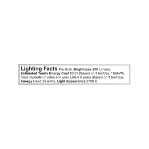 Satco S3251-25 Watt T10 Incandescent Bulbs [Pack of 24]