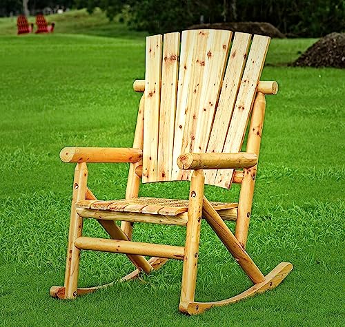 Leigh Country Rocker Chair Single Aspen Log TX 95100