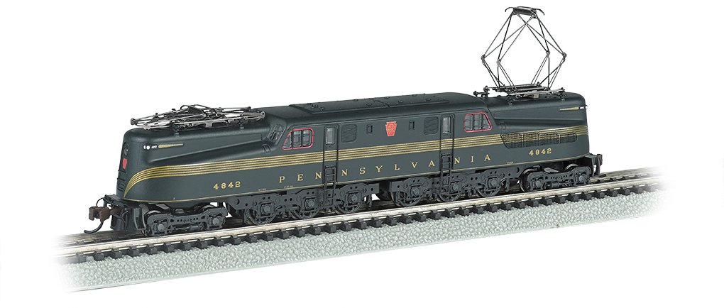 Bachmann Industries Gg 1 Dcc Ready Electric Prr #4842 N-Scale Locomotive, Brunswick Green 5 Stripe