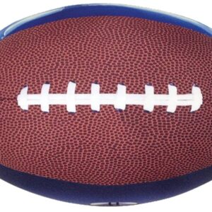 iscream Game On! Photoreal Football Shaped 16" x 12" x 12" Microbead Accent Pillow