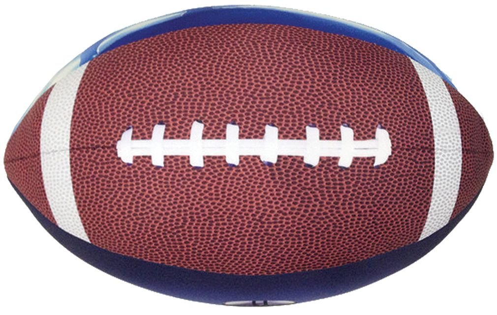 iscream Game On! Photoreal Football Shaped 16" x 12" x 12" Microbead Accent Pillow