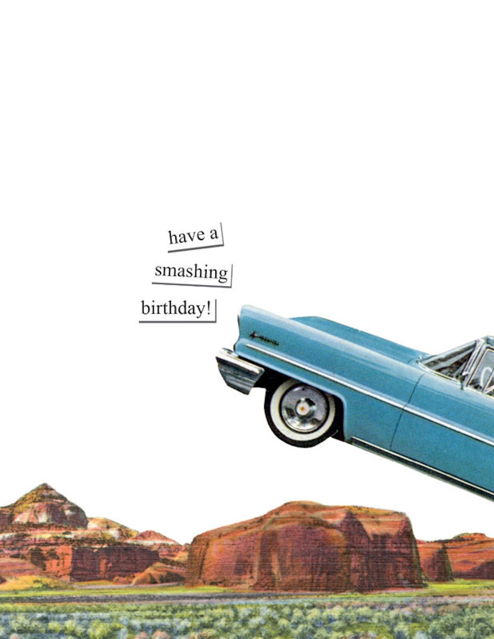 Anne Taintor Birthday Cards Funny Vintage Retro Greeting Card for Her, 4.25" x 5.5", You Be Thelma. I'll Be Louise.