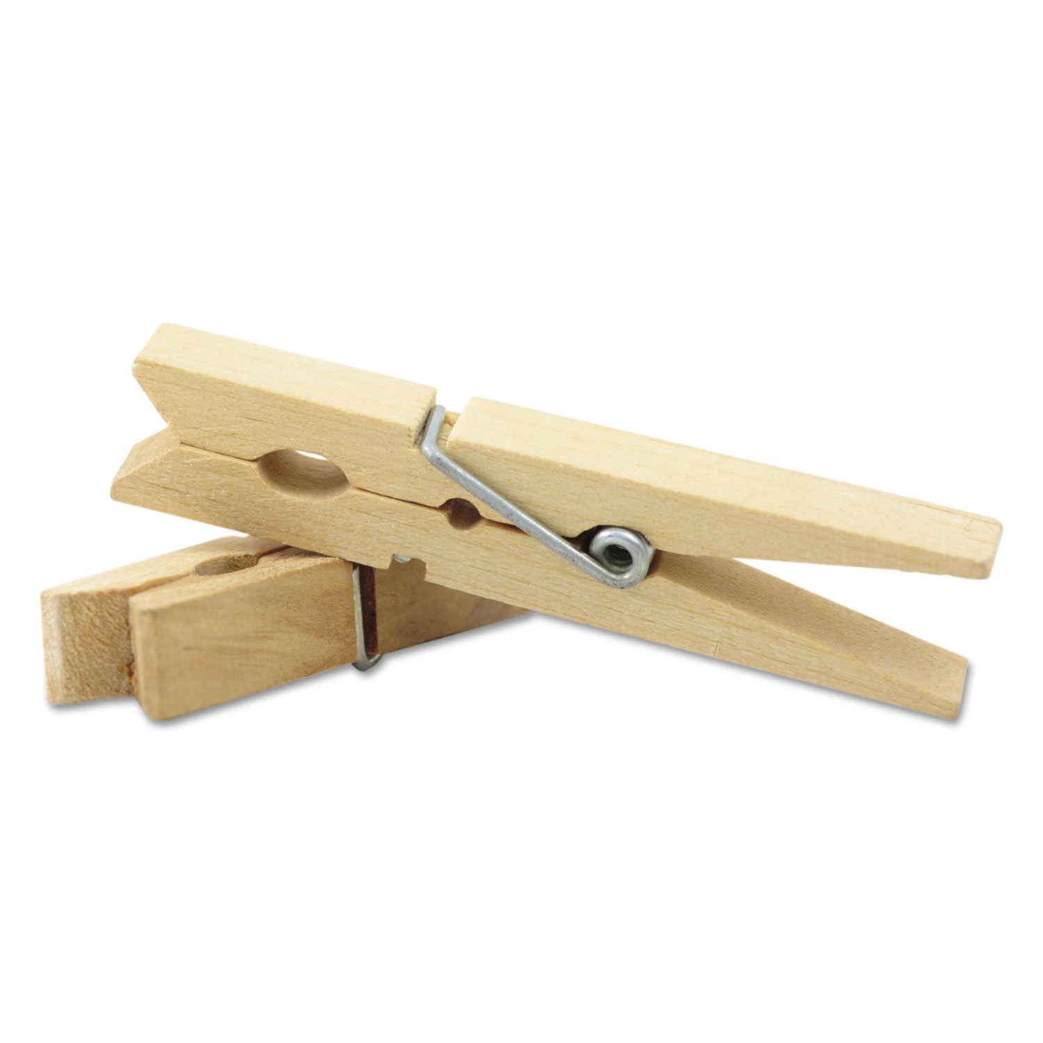 Creativity Street 365801 Wood Spring Clothespins, 3 3/8 Length, 50 Clothespins/Pack