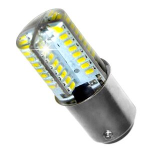 hqrp 110v led light bulb cool white compatible with singer 201, 221, 221k, 222, 247, 301, 301a, 301k, 328k, 337, 347, 401, 401a, 403, 404 sewing machine