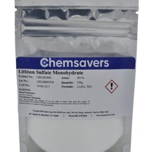 Lithium Sulfate Monohydrate, 99+%, 100g