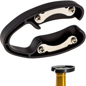 2 pack premium dual blade wine foil cutter - wine bottle opener accessory - gift for wine lovers by hqy (black &white)