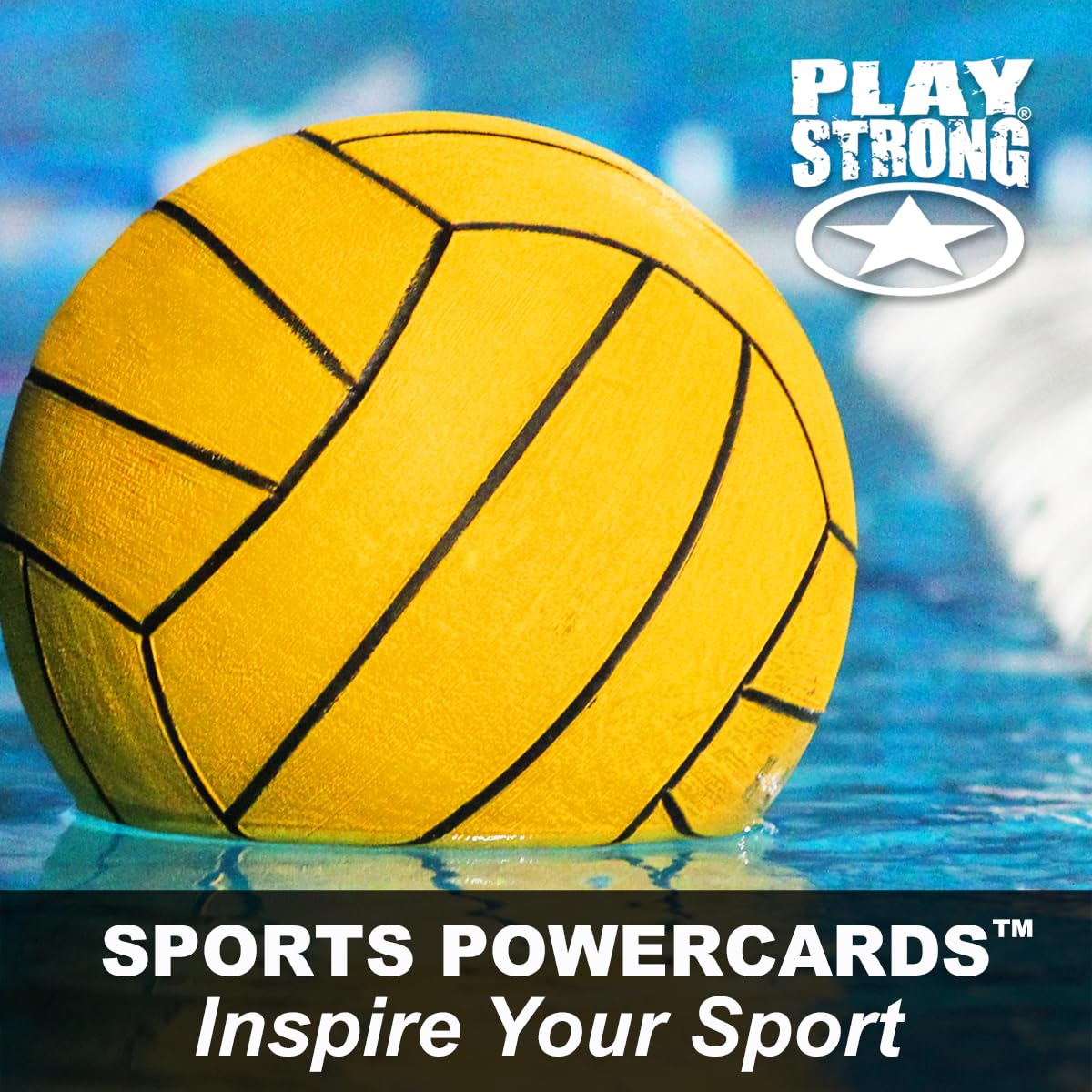 3-Pack Thanks Awesome WATER POLO Coach (5x7") Sports Powercard Greeting Cards - Awesome for Water Polo Players, Coaches and Fans - They'll Love 'Em!